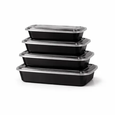 Black Rectangle Containers
